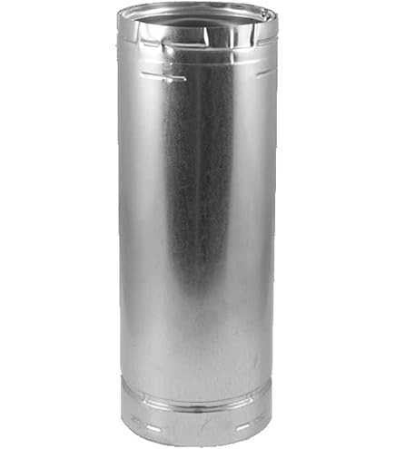 Duravent 4"- 6 5/8" Double Wall 48" Galvalume Vent Pipe 46DVA-48