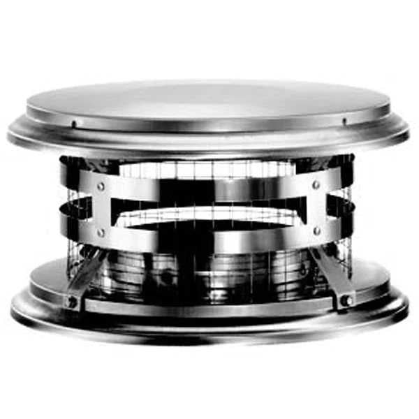 Duravent DuraTech 8" Diameter Chimney Cap 8DT-VC