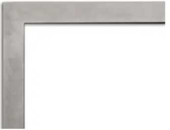 Empire Hearth 1.5" Brushed Nickel Beveled Frame DF60T2LBNB