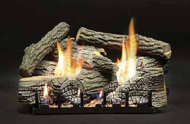 Empire Hearth 18" 7 Piece Refractory Super Stacked Wildwood Log Set LS18WRS