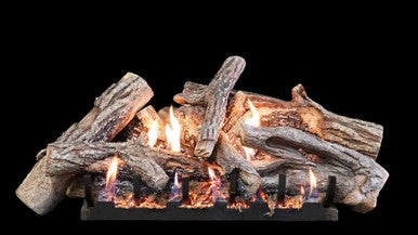 Empire Hearth 18" Super Fallen Timber Burncrete Log set for Slope Glaze Burner LS18CT