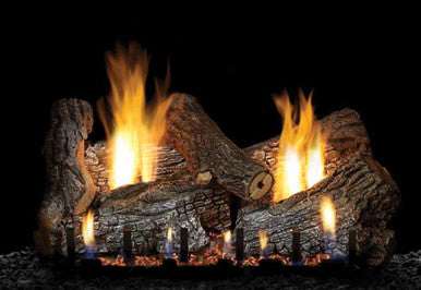 Empire Hearth 18" Vent-Free Sassafras 6 piece Refractory Log Set LS18RS