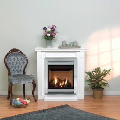Empire Hearth 26" Vail Deluxe Vent-Free Fireplace and Mantle VFD26FM30
