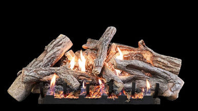 Empire Hearth 30" Super Fallen Timber Burncrete Log set for Slope Glaze Burner LS30CT