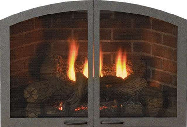 Empire Hearth 32" Hammered Pewter Arched Door Set 32S VFR32SCHP