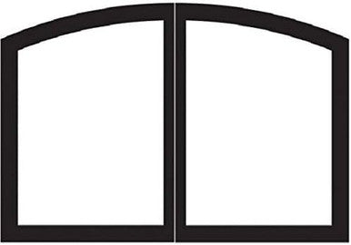 Empire Hearth 32" Vent-Free Black Arch Door Set VFR32SCBL
