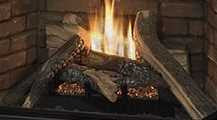 Empire Hearth 32"/36" Ceramic Fiber 6 piece Log Set LS3236FF