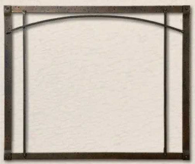 Empire Hearth 35" Arched Black Forged Iron Inset DFF35RBL