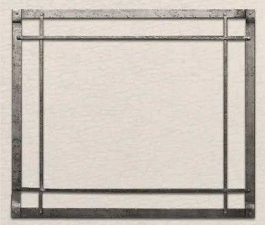 Empire Hearth 35" Black Rectangle Forged Iron Inset DFF35CBL