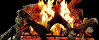 Empire Hearth 36" 10 Piece Oak Tinder Ceramic Fiber Sand Pan Log Set LOT36