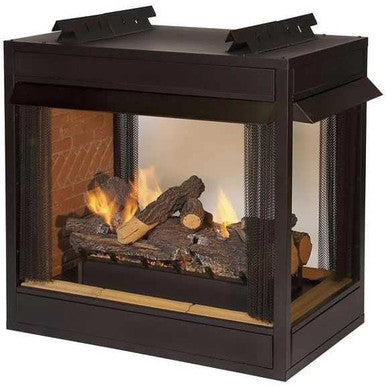 Empire Hearth 36" Breckenridge Premium Vent-Free Peninsula Firebox (Firebox Only) VFP36PB2
