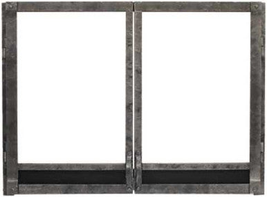 Empire Hearth 36" Forged Iron and Distress Pewter Door & Frame DDF36CPD
