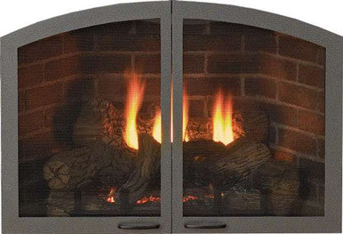 Empire Hearth 36" Hammered Pewter Arched Door Set 36S VFR36SCHP