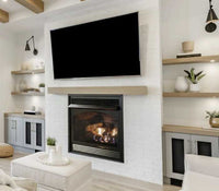 Empire Hearth 36" Vail Premium Vent-Free Fireplace with Slope Glaze Burner VFPA36BP