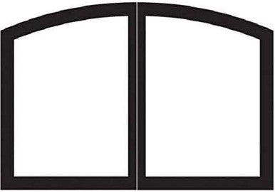 Empire Hearth 36" Vent-Free Black Arch Door Set VFR36SCBL