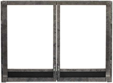 Empire Hearth 42" Forged Iron and Distress Pewter Door & Frame DDF42CPD
