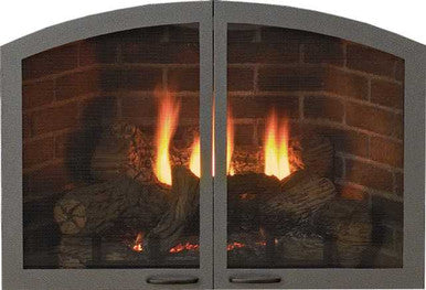 Empire Hearth 42" Hammered Pewter Arched Door Set VBR42GCHP