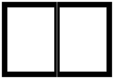 Empire Hearth 48" Black Rectangle Door Set DVDB4CBL