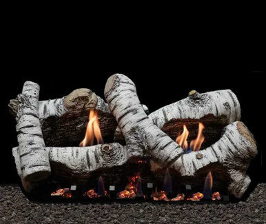 Empire Hearth 50" 6 Piece Burncrete Birch Log Set LS50CBB