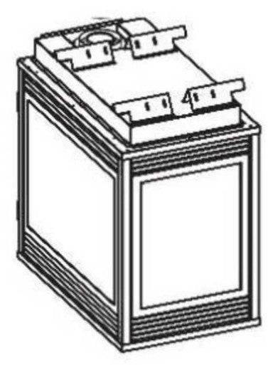 Empire Hearth 6 5/8" Vertical Inlet Baffle VIB6A