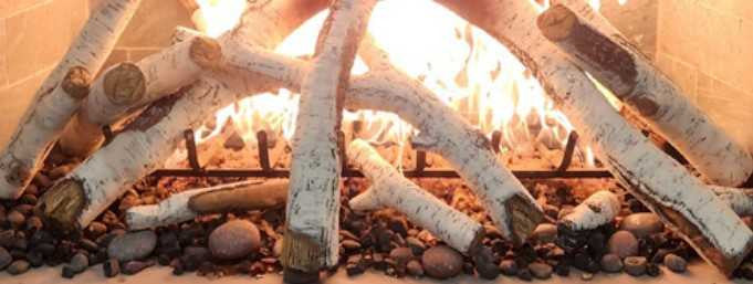 Empire Hearth 60" Birch Ceramic Fiber Log Set LBF60