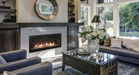 Empire Hearth 72" Boulevard Direct Vent Linear Fireplace DVLL72BP90