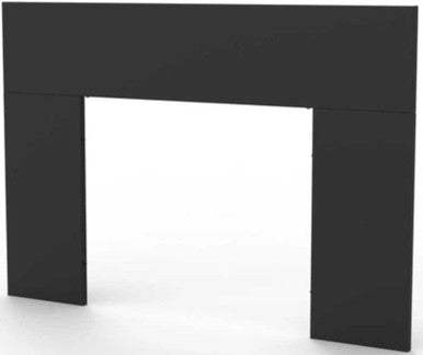 Empire Hearth Black Three-Sided Solid Piece Large Surround (48 W x 33 H x 1 D) DS351071BL
