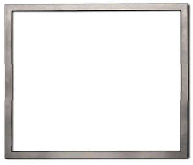 Empire Hearth Brushed Nickel Beveled Window Frame DF362LNB