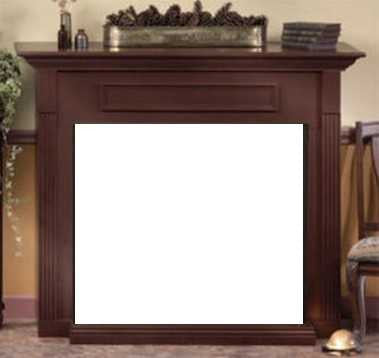 Empire Hearth Cherry Standard Cabinet with Base (Fits 42" Fireplace) EMBF4SC