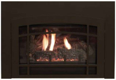 Empire Hearth Lancaster Small Black Front DVF20HBL