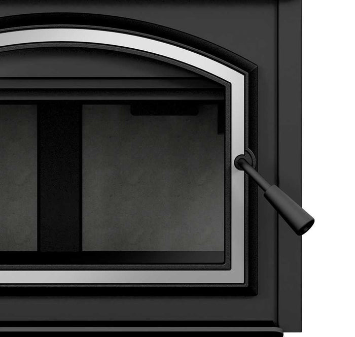 Empire Stove Door Overlay, Nickel WD2NB