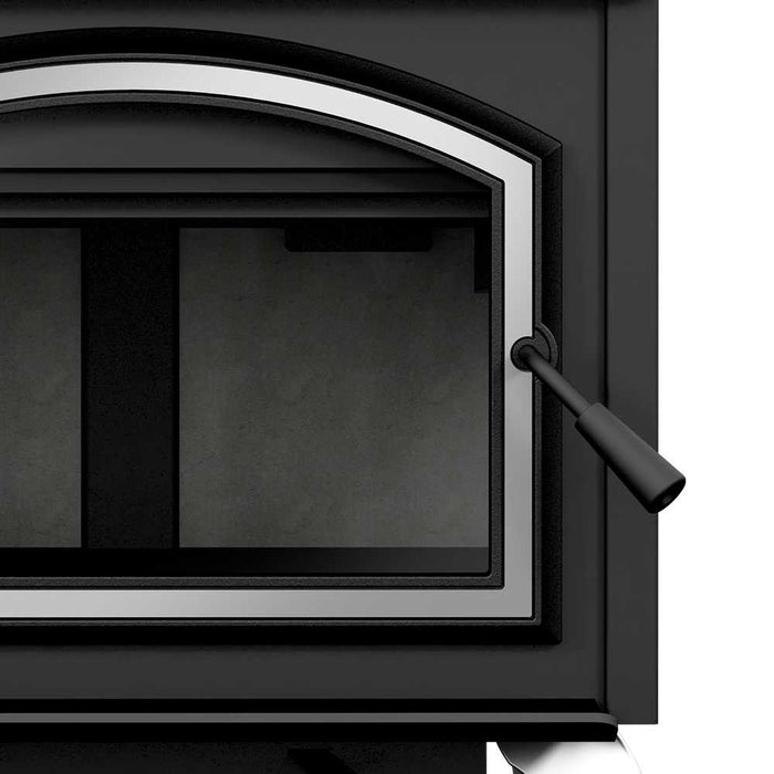 Empire Stove Door Overlay, Nickel WD3NB