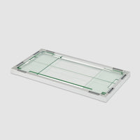 Outdoor Greatroom Rectangular Folding Glass Wind Guard for 12" x 24" Burner FWG-1224