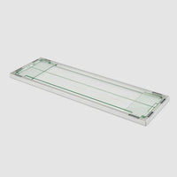 Outdoor Greatroom Linear Folding Glass Wind Guard for 12" x 42" Burner FWG-1242