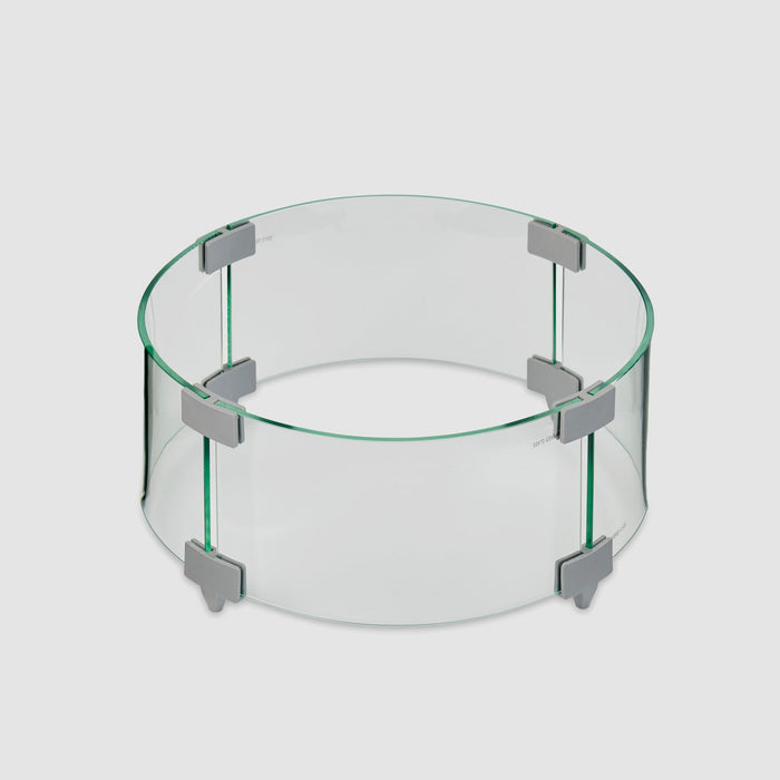Outdoor Greatroom Round Glass Wind Guard for 12" Burner GG-12R