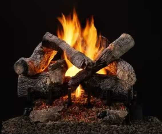 HHT 24" 2-Tier Grand Oaks cement log set 2TR-GO24