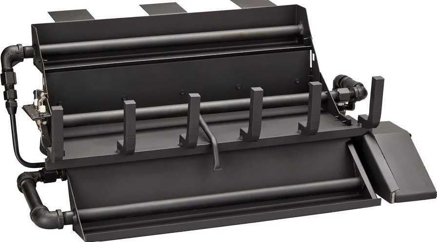 HHT 24" 3 Tier Stadium Vented Natural Gas Intermittent Pilot Burner 3TR-IPI-R24-N
