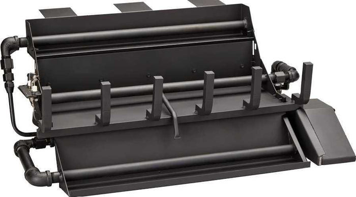 HHT 24" 3 Tier Stadium Vented Natural Gas Intermittent Pilot Burner 3TR-IPI-R24-N