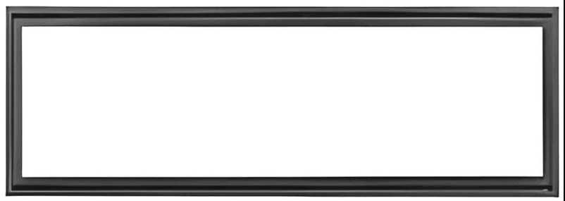 HHT Gun Metal Clean face trim CFT-72-GM-C
