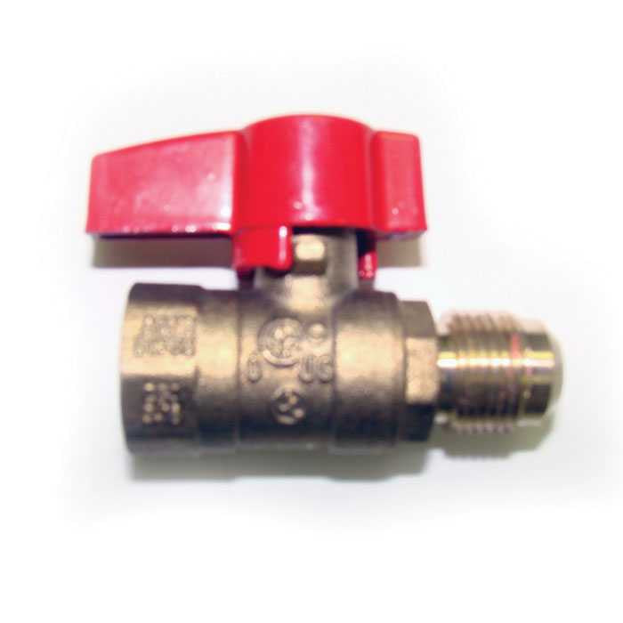 HPC 228 - 228 01-487 1/2 flare x 1/2 FIP Gas Valve