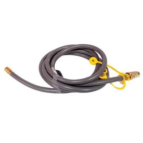 HPC 580-TIKI — 8' Gas Hose w/3/8 Quick Disconnect & 1/4" NPT Nipple
