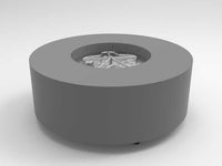 HPC Assembled Metal Fire Pit Enclosures — 48in d. x 18in
