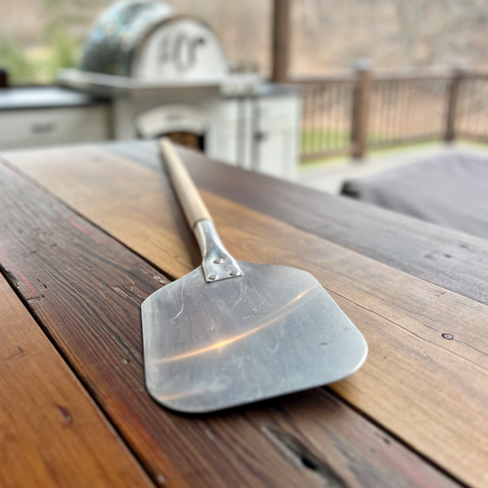 HPC FDP-ALUM PEEL - Aluminum Pizza Peel - 9"x11" w/38" Wood Handle