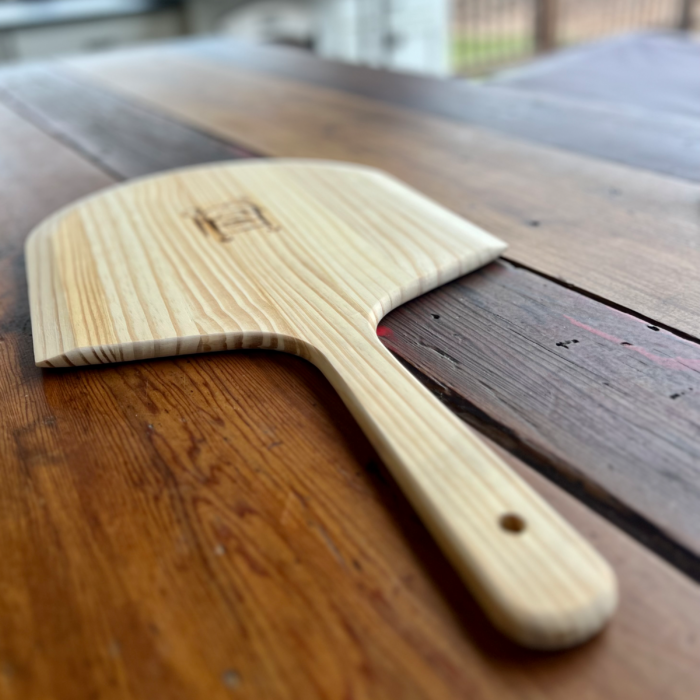 HPC FDP-WOODEN PADDLE - 12X14" Wooden Pizza Paddle w/8" Handle