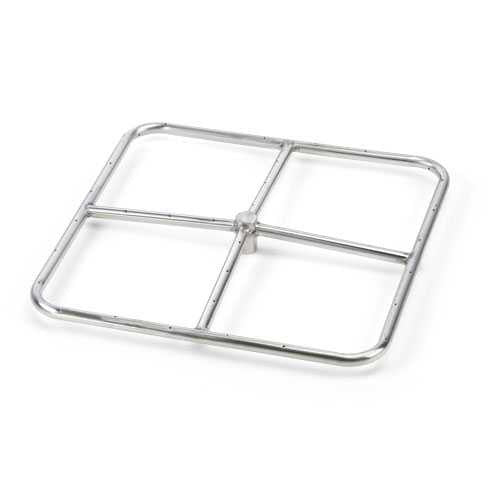 HPC FRSSQ18 — 18" SS Square Fire Ring (10-Piece Bulk Pack)
