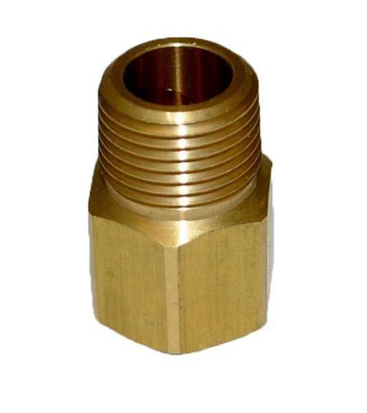 HPC Fire Brass Pipe Adaptor Fitting, 1/2-Inch FIP to 1/2-Inch MIP