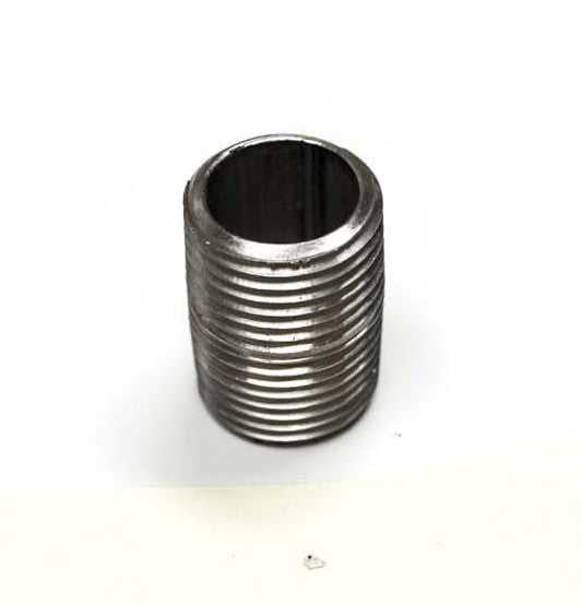 HPC Fire Stainless Steel Close Nipple, 1/2-Inch