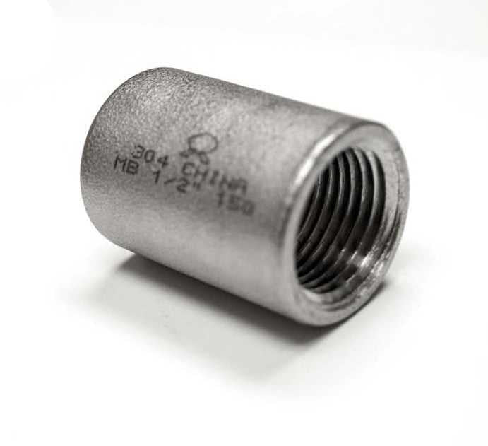 HPC Fire Stainless Steel Coupler, 1/2-Inch