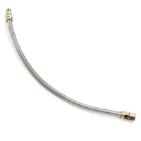 HPC Fire Stainless Steel Gas Flex Line, 1/4-Inch ID with 1/2-Inch FIP x 3/8-Inch MIP Fittings