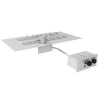 HPC H-Flat Fire Pit Inserts — 45x17